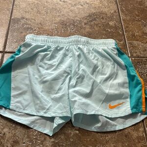 Nike Aqua Blue Running Shorts